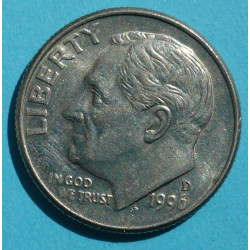  1 (one) dime Roosevelt 1996 D - CuNi