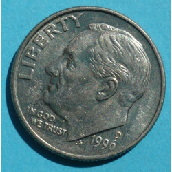  1 (one) dime Roosevelt 1996 D - CuNi