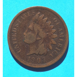 USA - 1 ( one ) cent 1903 indián - Indian Head