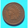 USA - 1 ( one ) cent 1904 indián - Indian Head