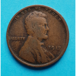 1 (one) cent Lincoln 1917 - Cu