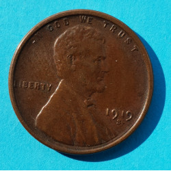 1 (one) cent Lincoln 1919S - Cu