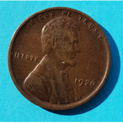 1 (one) cent Lincoln 1926 - Cu
