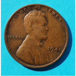 1 (one) cent Lincoln 1941 - Cu