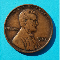 1 (one) cent Lincoln 1942 - Cu