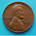 1 (one) cent Lincoln 1959 - Cu