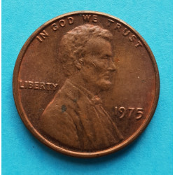 1 (one) cent Lincoln 1975 - Cu