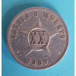 Kuba - XX.centavos 1969 - al