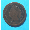 USA - 1 ( one ) cent 1888 indián - Indian Head