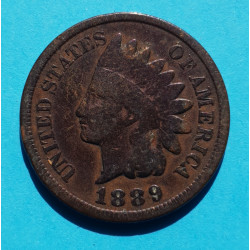 USA - 1 ( one ) cent 1889 indián - Indian Head 