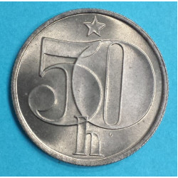 ČSSR  50 haléř 1986 CuNi