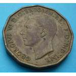 Anglie 3 pence Georgius VI. 1944 