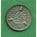 Anglie 3 pence Georgius V. 1936 C - Ag