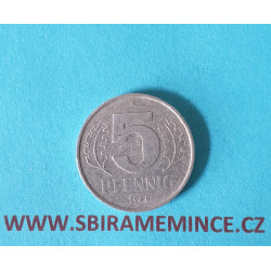 DDR - 5 pfennig 1968 A