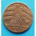 Německo - 10 rentenpfennig 1924 A