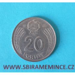 Maďarsko - 20 forint 1984