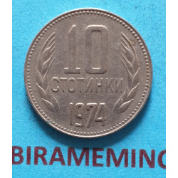 Bulharsko - 10 stotinka 1974