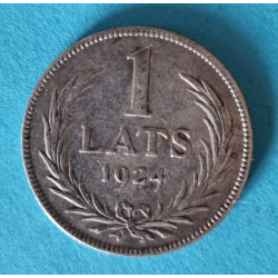 Lotyšsko 1 lats 1924 - Ag