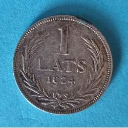 Lotyšsko 1 lats 1924 - Ag