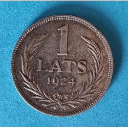 Lotyšsko 1 lats 1924 - Ag