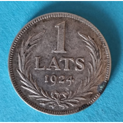 Lotyšsko 1 lats 1924 - Ag