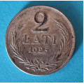 Lotyšsko 2 lati 1925 - Ag