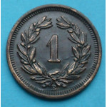 Švýcarsko 1 rappen 1914 B - bronz