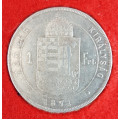 Forint 1871 GY.F. - Ag - "RR"