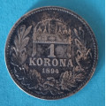 R-U - František Josef I. 1 Korona 1894 KB - Ag