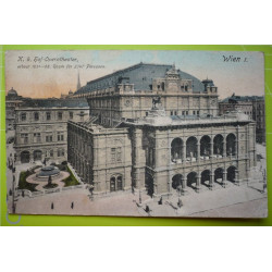 Wien - K. K. Hof - Operntheater - prošlá 1918