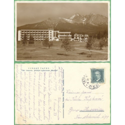 Vysoké Tatry - ozdravovna Morávka Tatr. Lomnica - prošlá 1936