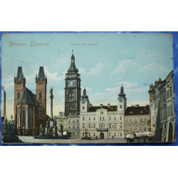 Hradec Králové - západní část náměstí - DA - prošlá 1909