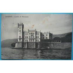 TRIESTE - Castello di Miramare prošlá 21.12.1922