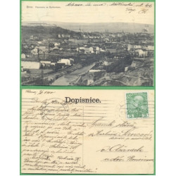 Brno - panorama se Špilberkem - prošlá 1910