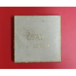 Originální značená etue ČSAD n.p.Ostrava na odznak nebo medaili
