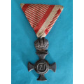 R-U FJI Železný záslužný kříž Františka Josefa 1916