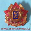 Odznak - ČSM Za pracovní úspěchy
