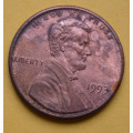 1 (one) cent Lincoln 1993 - Cu
