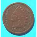 USA - 1 ( one ) cent 1898 indián - Indian Head