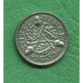 Anglie 3 pence Georgius V. 1932 C - Ag