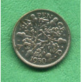 Anglie 6 (six) pence Georgius VI. 1930 KG - Ag