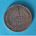 Lotyšsko 1 lats 1924 - Ag