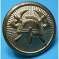 Hasič - velký knoflík do roku 1948 - průměr 24 mm , zlatý
